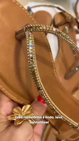 Sandália Dedo Rasteira Strass Feminina 34 ao 40 Menina Brilho - Envio Imediato