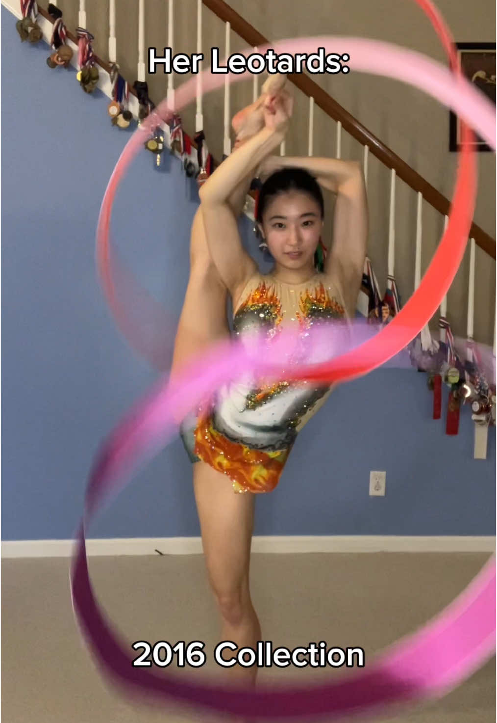 Some leotards I worked on with my designer in Japan 🩷 I think my favorite is the last one hehe my 1st ever leotard 😍 #rhythmicgymnastics #leotard #design 