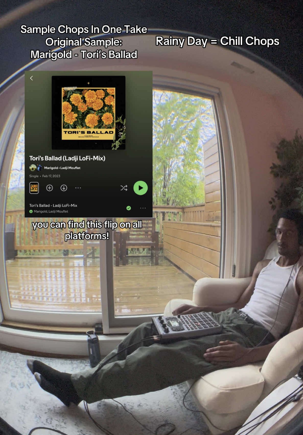 Sample Chops in One Take: @Marigold - Tori’s Ballad #marigold #samplechops #sp404mk2 #rainyday 