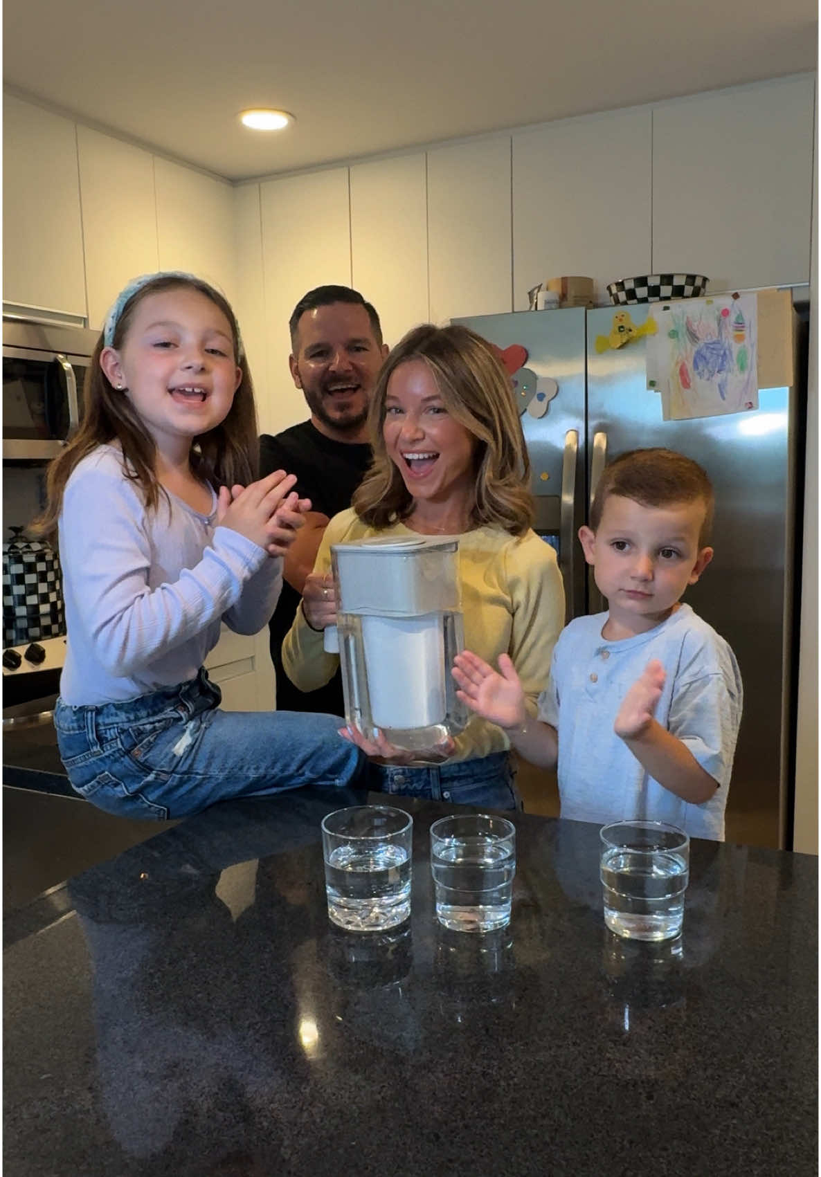 #CulliganPartner Take the #ZeroItOut Challenge with us! We had so much fun talking to the kids all about water quality with @Culligan with ZeroWater Tech – and we love that it’s now certified to filter 5x more contaminants than the leading pitcher – that means total PFAS (forever chemicals), lead, pharmaceuticals, pesticides and so much more. Comment ZERO below for the chance to win a Culligan pitcher and learn more at the link in my bio! #zeroitoutchallenge  