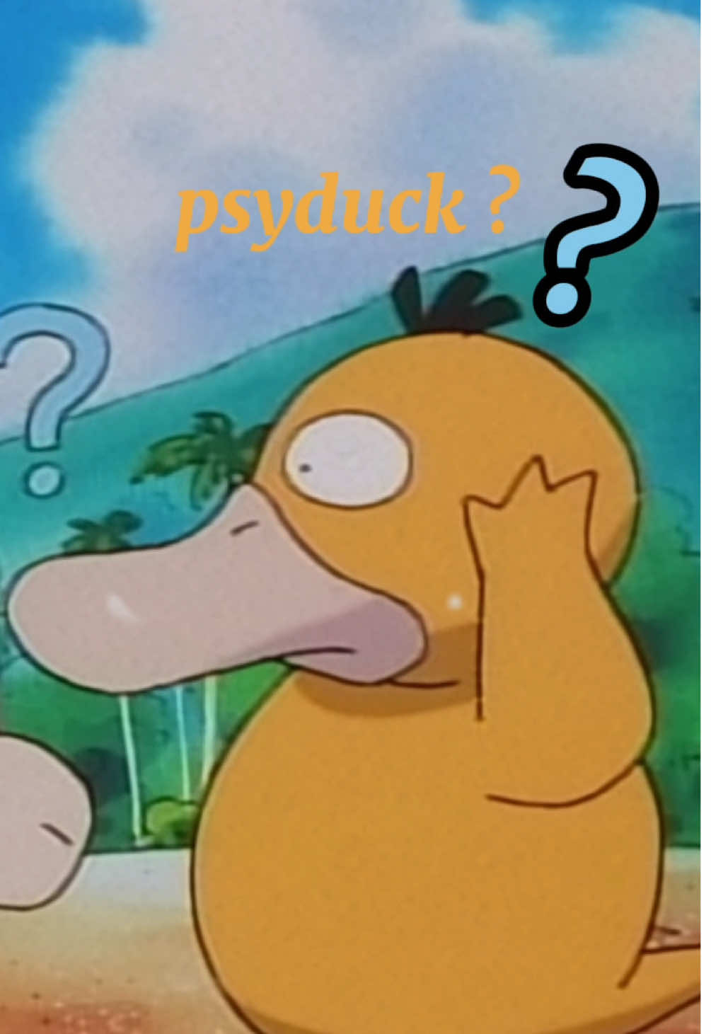 Overthinking? You’re not alone 🙂‍↕️ Psyduck’s doing its best—and so are you 💛