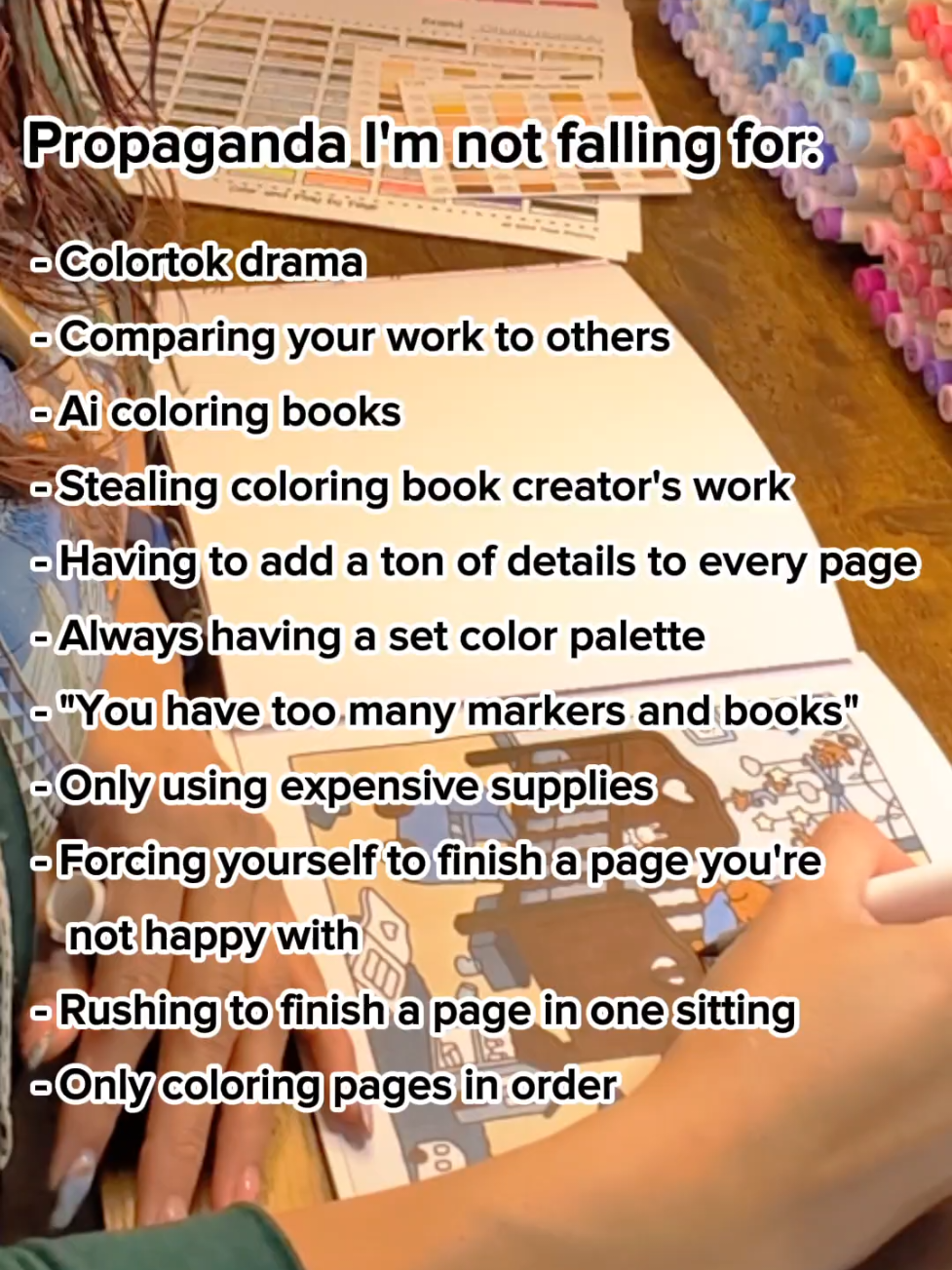 I said what I said 🤣 #colortok #propaganda #coloringtok #coloringbook #coloringcommunity #ohuhu #colorpalette 