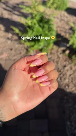Yellow Spring Nail Inspo 🌼 #nailinspo #springnails #summernails #butteryellow 