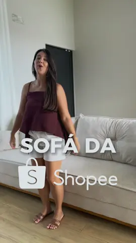 Superou a expectativaaaa!! #acheinashopee #sofadashopee