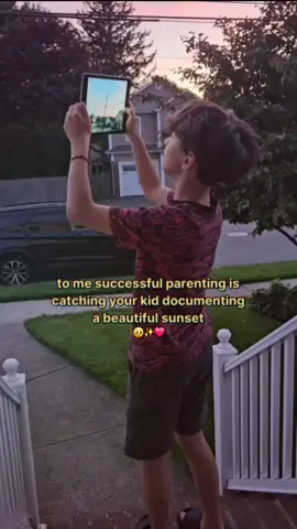 What small moments make you feel like you're doing something right? ✨ #parenting #mamaofboys #sunset  #whathealsyou