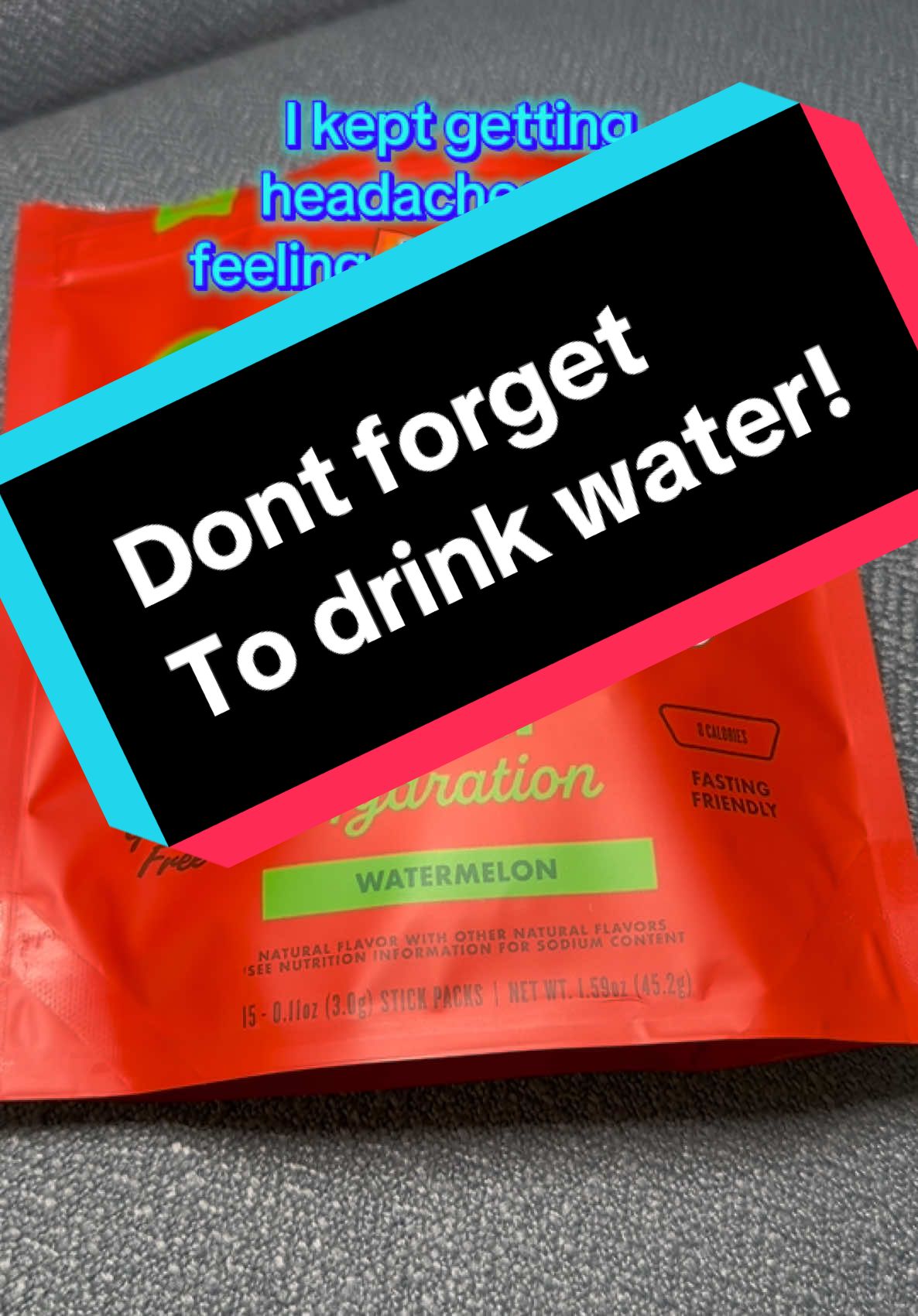 I want to drink water through the day, but I get so caught up with my kids. I’m always pulled in another direction!  I grabbed the water boy hydration packets recently and it has been a life saver! It’s been the best way to get rid of the headaches and brain fog, get me hydrated, and keep me in the game as a parent.  Highly recommend! Not too sweet but doesn’t have that awful salty taste either. Mixes well and works quickly. #busymom #dadlife #parenthack 