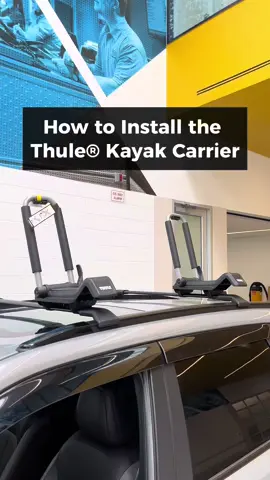 Install your Thule® Kayak Carrier with these simple steps and get ready for your next kayaking trip!