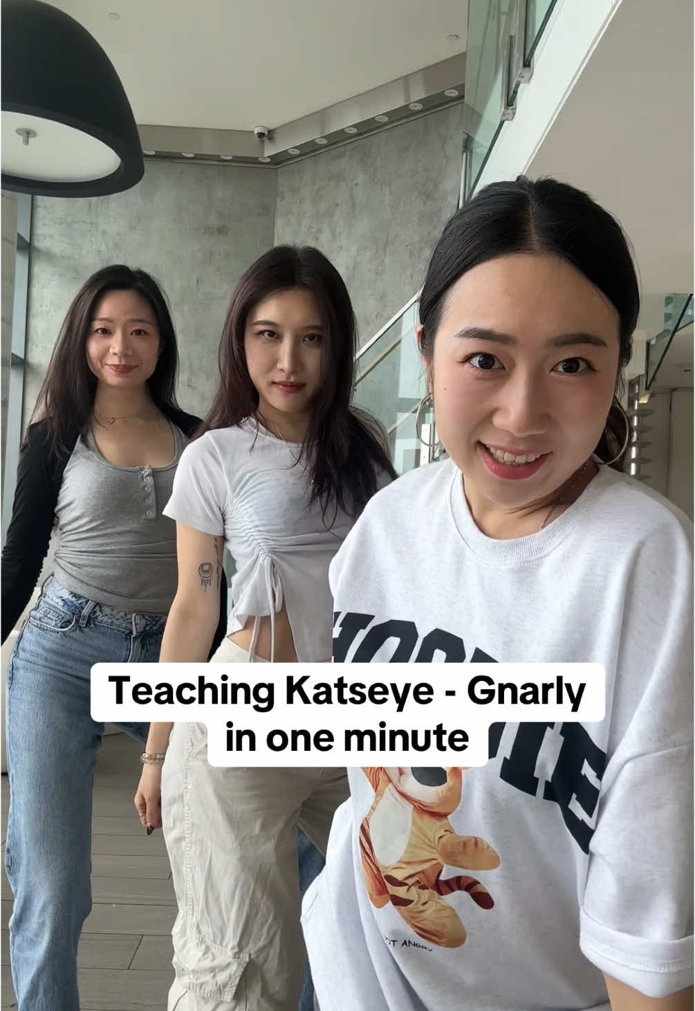 [Angela🐰] Katseye - Gnarly Quick Chorus Tutorial #katseye #gnarly #kpopdance #dancetutorial 