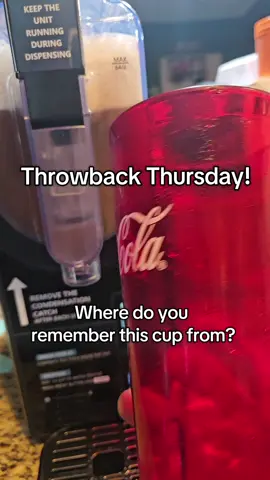 A huge blast from the past! #nostalgia#cocacola#cup#dadlife #pepsi 