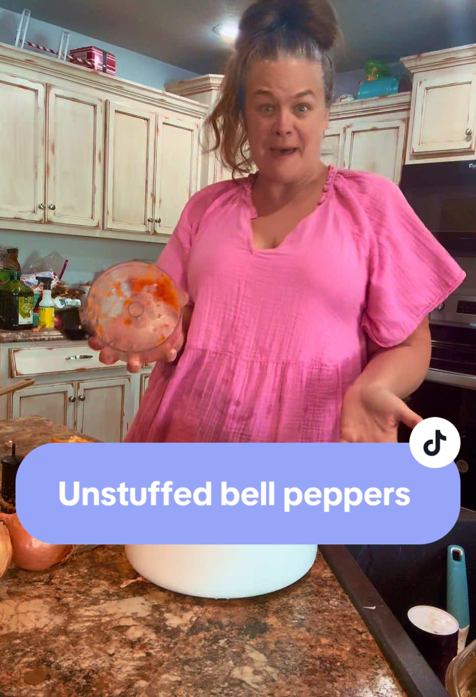 This literally tastes like Taco Bell taco meat if you put it in a soft taco and it’s homemade. @hanahsolum thanks for the recipe. #easydinner #cookingwithangelina #crazycookingshow #homecookedmeal #homecooking #unstuffedpepperskillet #unstuffedpeppers #easydinnerideas #amusingangelina #fypシ 