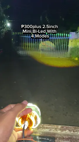 2.5 inch Mini Biled with 4 modes Budget Friendly💯 #biled #biledprojector #minibiled #led #headlights #universal #motorcycleheadlight 