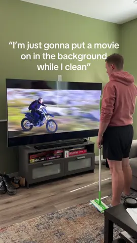 I guess I’ll finish cleaning after the next scene… #missionimpossible #tomcruise #relatable #cleaning 
