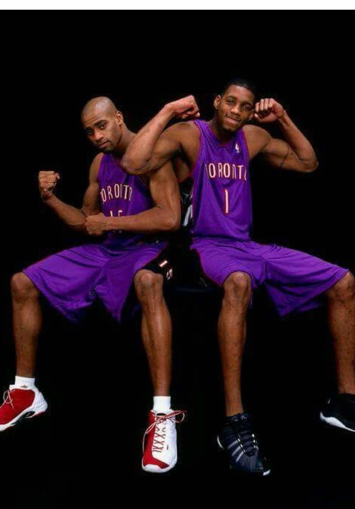 “nah we cousins” #vincecarter #tracymcgrady #torontoraptors #fyp #foryou #nbaedits #aceproducedit #viral #trending