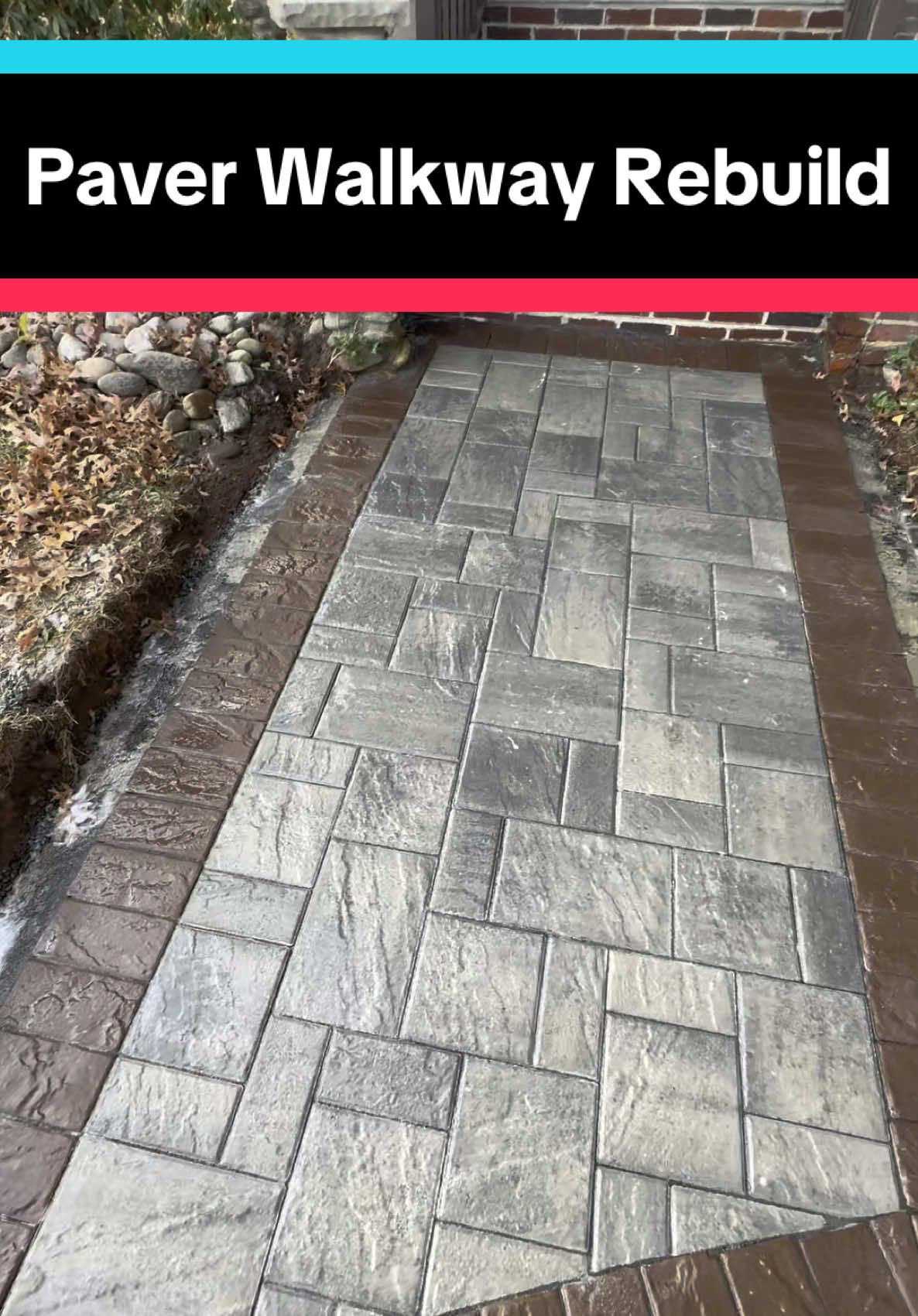 Paver Walkway Rebuild #fyp #downesconstruction #DIY #construction #constructiontok #pavers #walkway #rebuild #trending #viral #howto #stepbystep #bluecollar #fypシ #foryoupage 