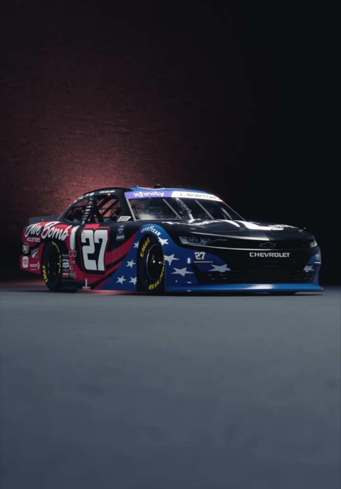 We are proud to partner with @Jeb Burton on the #27 car this Memorial Day weekend in Charlotte, as we honor the brave men and women who made the ultimate sacrifice for this great nation. 🇺🇸