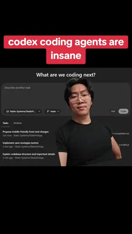 OpenAI's new coding agent Codex in action. How to use openai codex. #code #Tech #swe #software #developer #openai #chatgpt #CapCut 