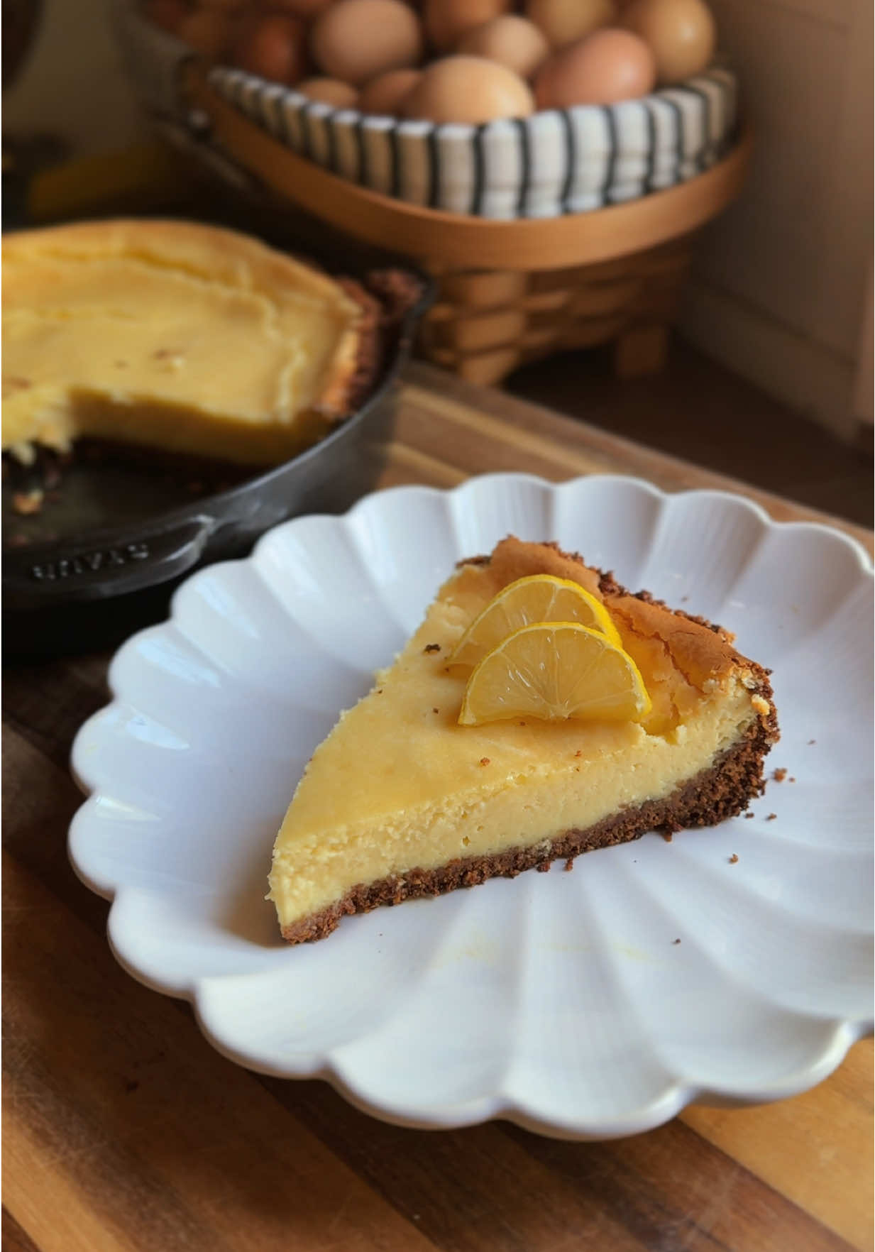 Let’s make a lemon cheesecake, honey 😘 #fyp #cheesecake #dessert 