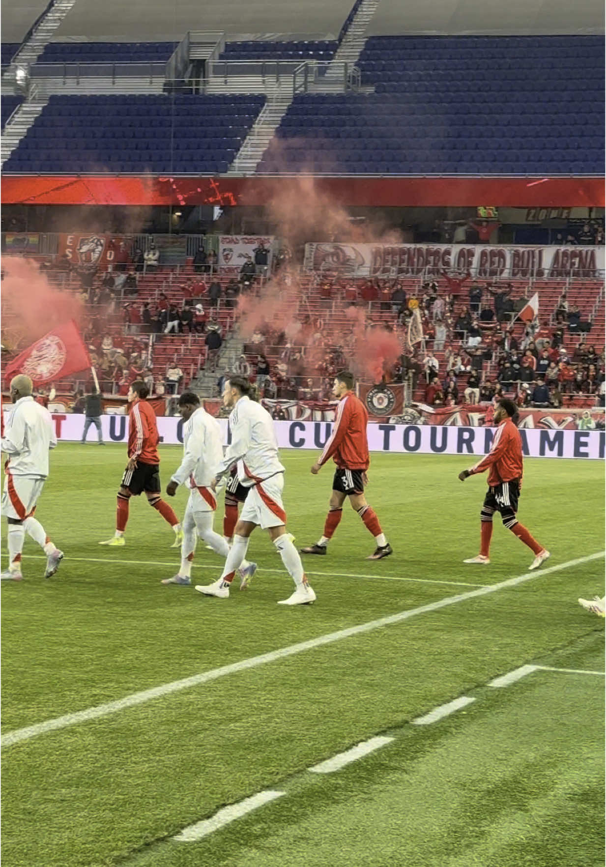 Captains Lucho Acosta and Daniel Edelman lead FC Dallas and New York Red Bulls onto the pitch at Sports Illustrated Stadium ahead of their Round of 16 US Open match  . . . . . . . . . . #RBNY#Soccer #football #futbol #futebol#NewYork#NewJersey #RedBulls#RedBull#NewYorkRedBulls#RedBullArena#HomeSweetHome #Stadium#NYC#NewYorkCity #MLS#RunWithUs#REDTogether #NYisRed #OurHomeisRED #me #red #Love #fight #passion #glory #RedRunsDeep
