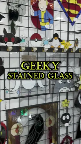 Always so many incredible vendors at Motor City Comic Con! Check out the geek themed, hand crafted stained glass art from Captive Fancy. #stainedglassart #gaming #comiccon #superhero  #creatorsearchinsights @🦋 Bonnie Scott 🦋 @MC3 @CaptiveFancy 