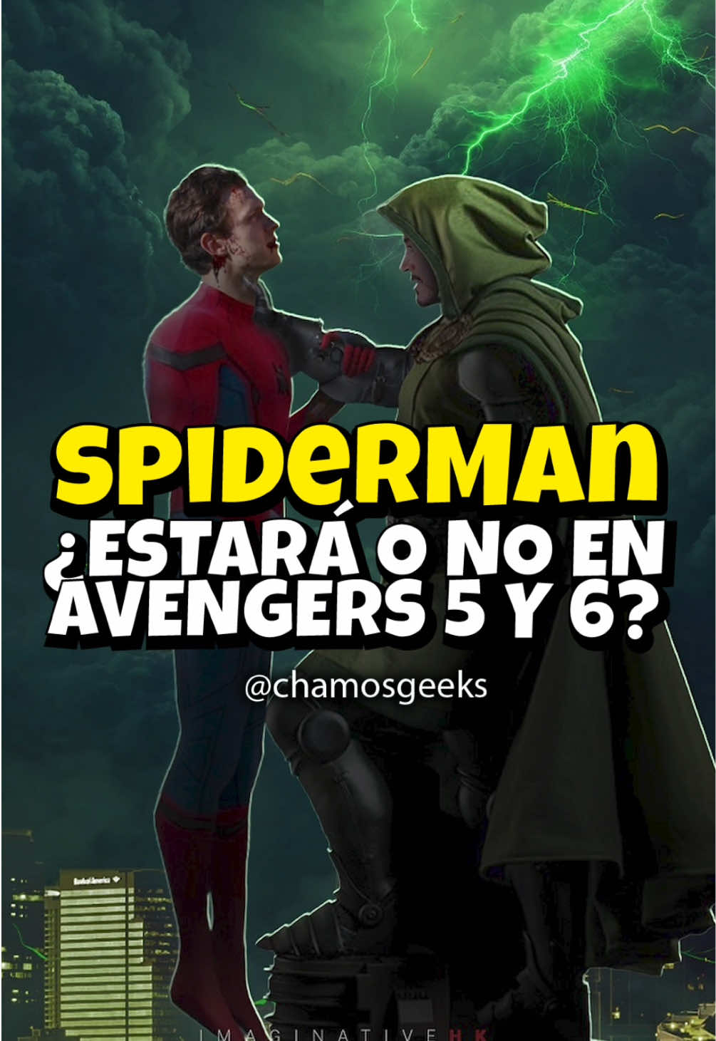 Spiderman vs DrDoom en avengers doomsday y secret wars 🤯 #avengers #marvel #avengersdoomsday #marvelstudios #robertdowneyjr #tomholland #filtraciones #geek #disney #avengerssecretwars #fyp #paratii 