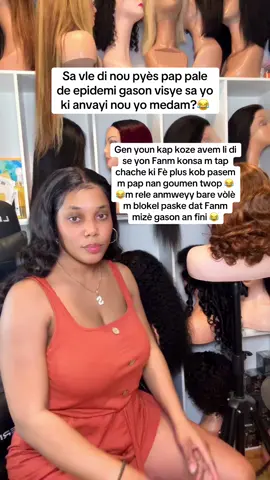 Ann rele aba gason visye 😂😂#beauty #humainhairwig #wig 