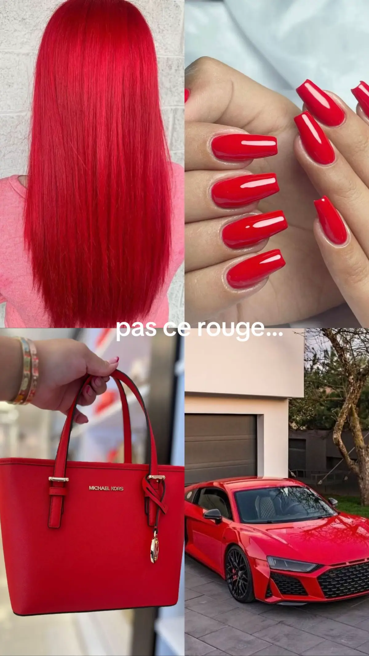 #rouge #rose #jaune #girls #kiss #voiture #nails 