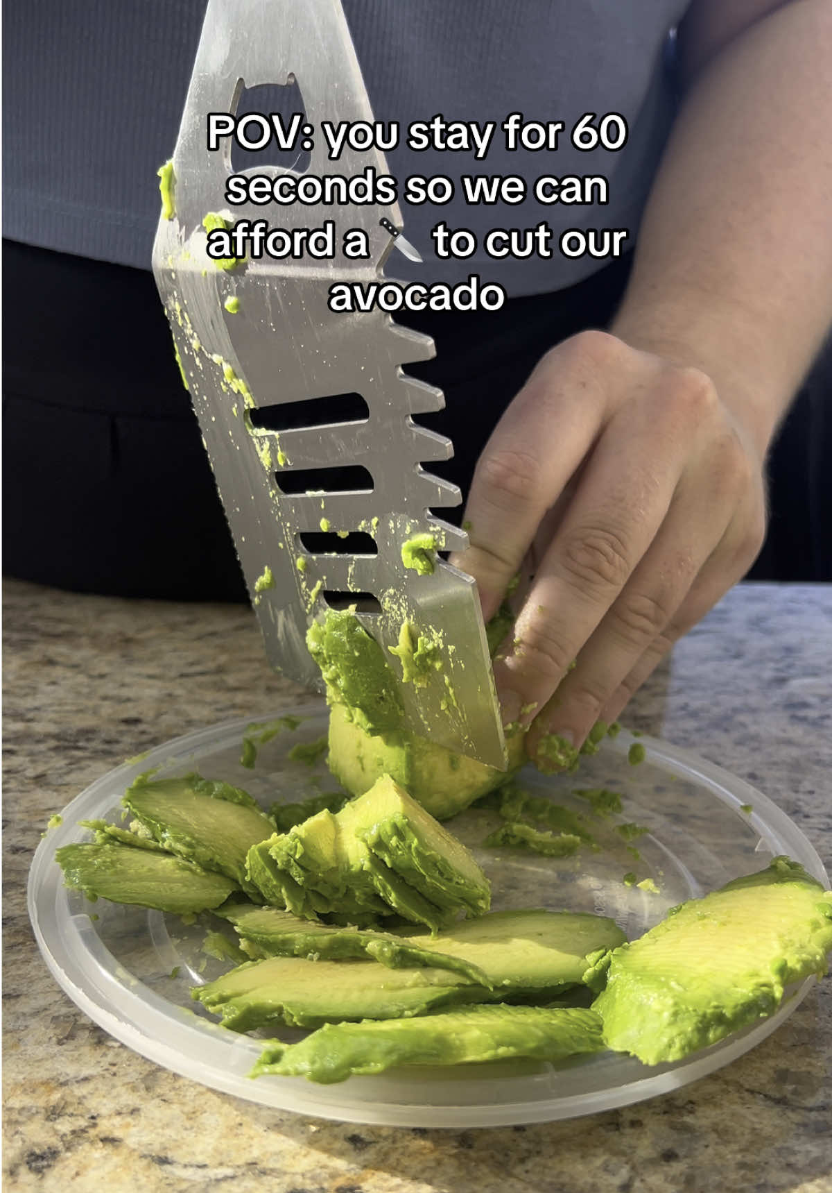 Severely unprepared or just resourceful, you tell me 🙂‍↕️🥑#avocado #fyp 