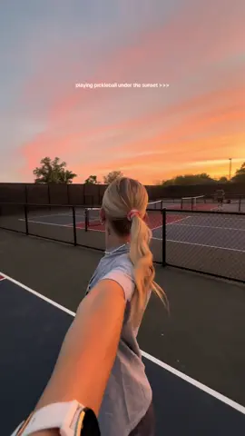 vibes = unmatched 🌞🌅 #CapCut #sunset #summersunset #summerpickleball #pickleball 