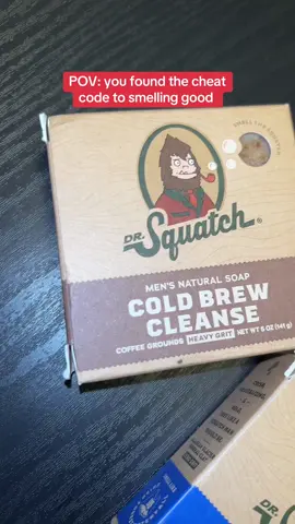 Unleash your inner Sasquatch with Dr. Squatch Cold Brew Cleanse! ☕ This ain't your average soap - packed with coffee grounds and heavy grit, it'll scrub away the grime and wake up your senses. Get a deep clean with a bold scent that'll have you ready to conquer the day. Grab yours today and experience the natural difference! 💪 #menshealth #soap #barsoap #drsquatch 