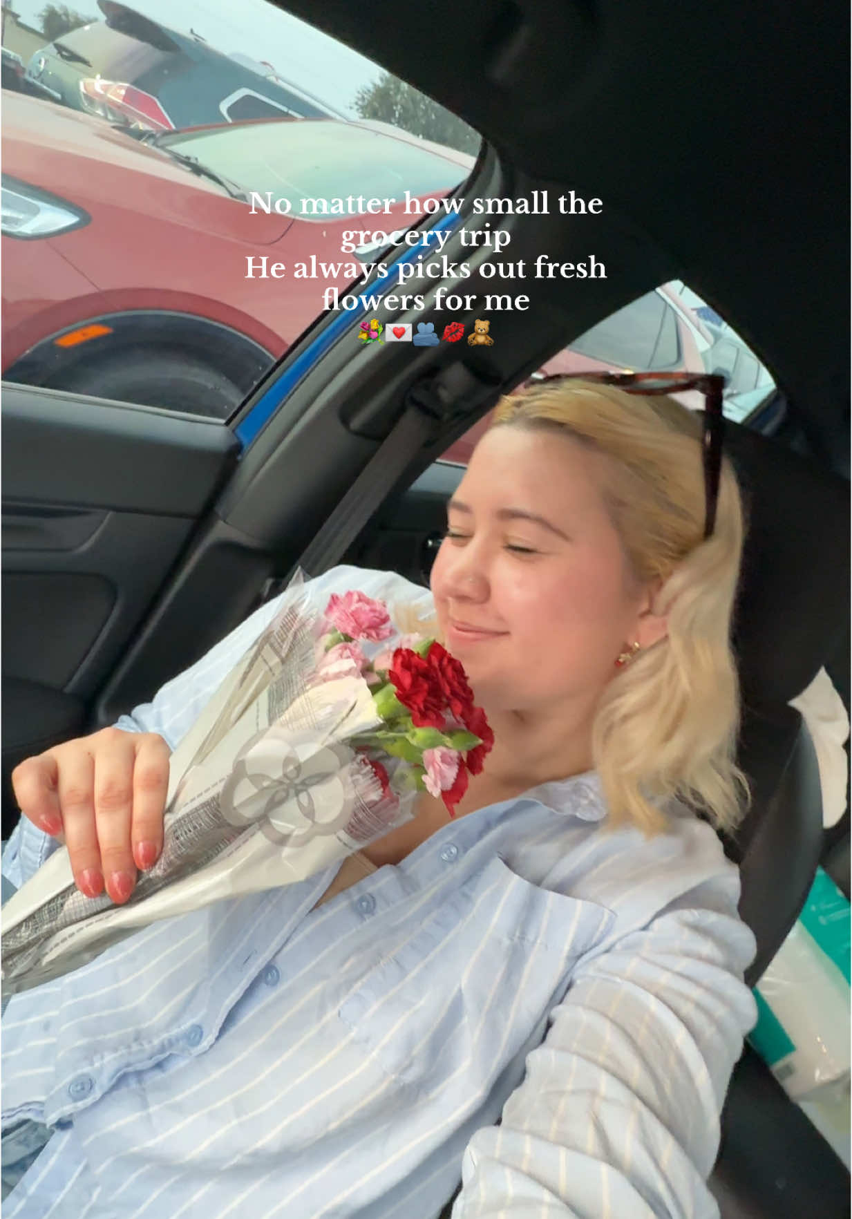 It’s the small things that make my heart so happy 💐✨🧸🥐🍓💌 @StxSheen   #Vlog#grocery#couple#couplegoals#dayinmylife#viral#Love 