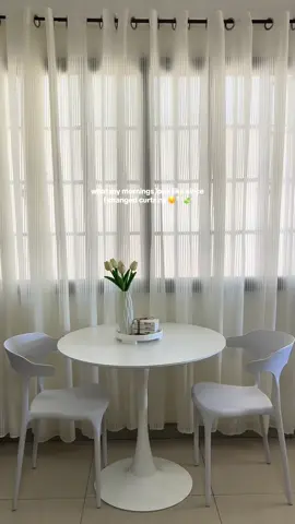 this kind of morning ☀️😌  lakas maka shala ng sheer curtain 🥹 #morningvibes #sheercurtain #slowmornings #homedecor #Home 