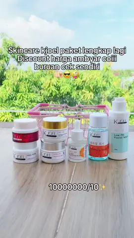 Jangan lupa join live untuk dapatkan harga ambyarnya‼️🫵🏻#kjoel #mencerahkan #menghilangkanflek #hempaskusam #promo #brightening #GlowUp #skincaremurah #discount #halal #paketlengkap 
