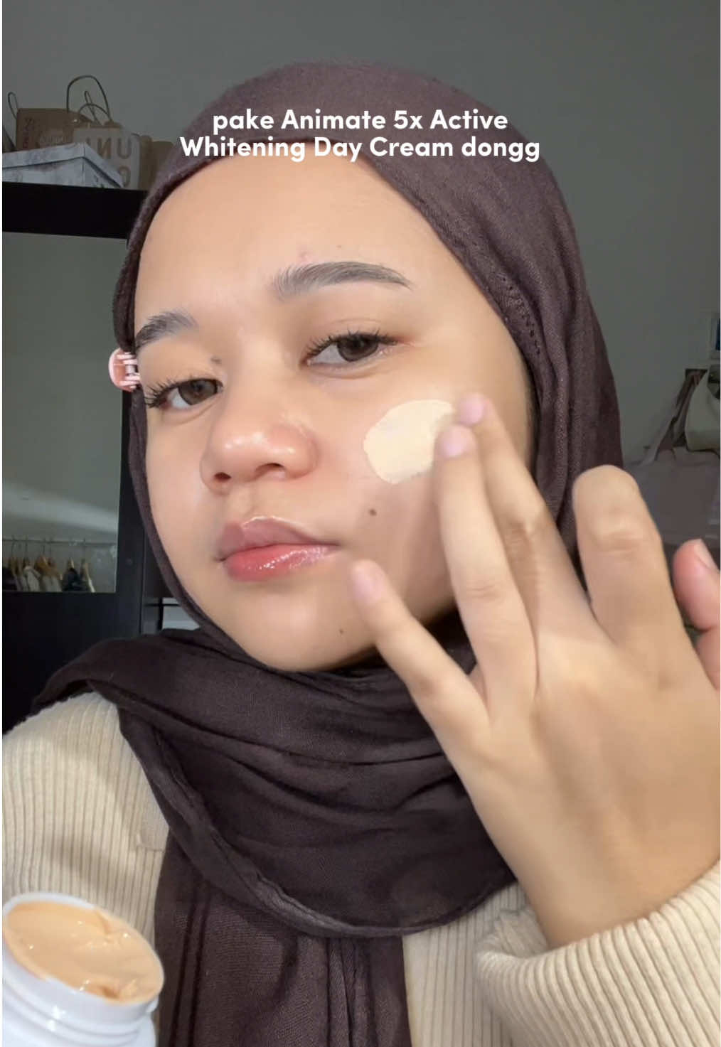 btw ini aku pakenya masih kebanyakan yaa🙇🏼‍♀️ #daycream #fyppp 