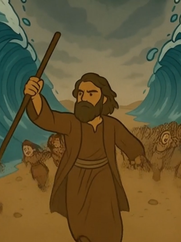 CERITA PENDEK KETIKA NABI MUSA MEMBELAH LAUTAN  #ceritapendek #nabimusa #firaun #animasi 