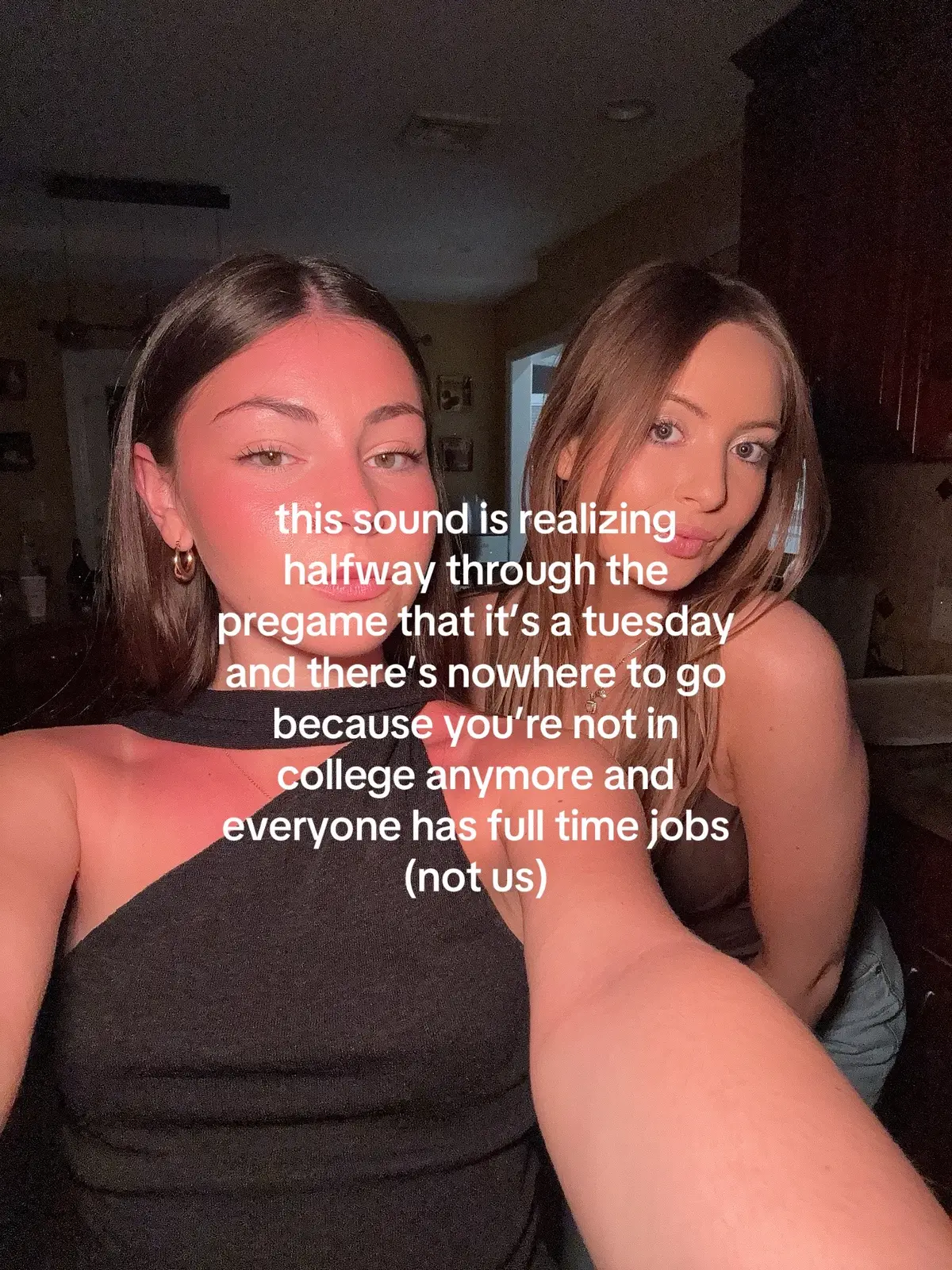 it’s not cute anymore it’s just called alcoholism 🙄 @meg  #postgrad #college #bars #party #pennstate #ootn #nightout #BestFriends 
