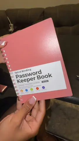 I think it’s time we revert to the old ways… #password #keeper #notebook #fyp 