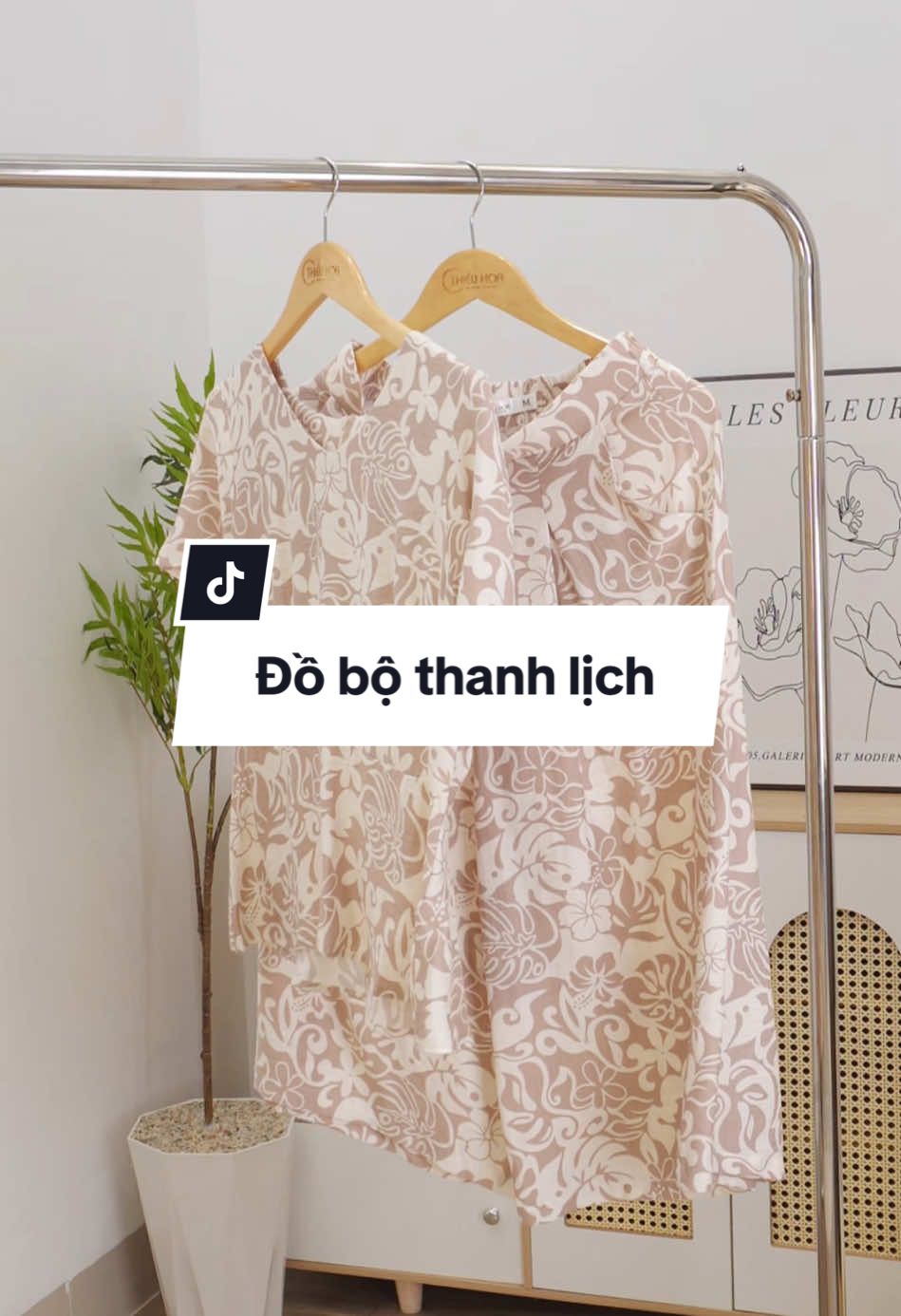 Đồ bộ thanh lịch tặng mẹ 💞 #thieuhoa #thoitrang #thoitrangtrungnien #quatangme #setdotrungnien #dobomacnha #dobotrungnien 