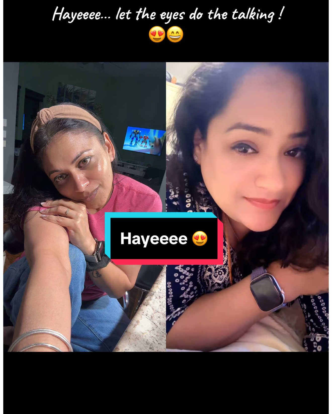 #duet with @💕Neelam ni vato 💕 Haila.. Aisa Kya, Babe?! 😍 Love your expressions 🥰 #90squeens #90smusic #foryou #gujjugirls #Love #live #beyou 🧿✨