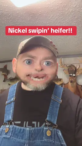 Nickel swipin’ heifer!! #hollerlife #tiktok #comedy #funny #marriedlife #motorcycle 