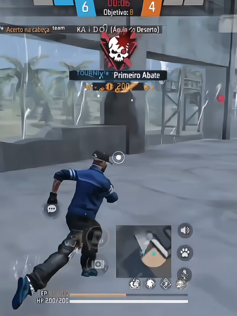 I made the game 👌 #freefire #freefirefreestyle #freestyle #vira #ff #montage #edit #freestyleplayer #7s👀 