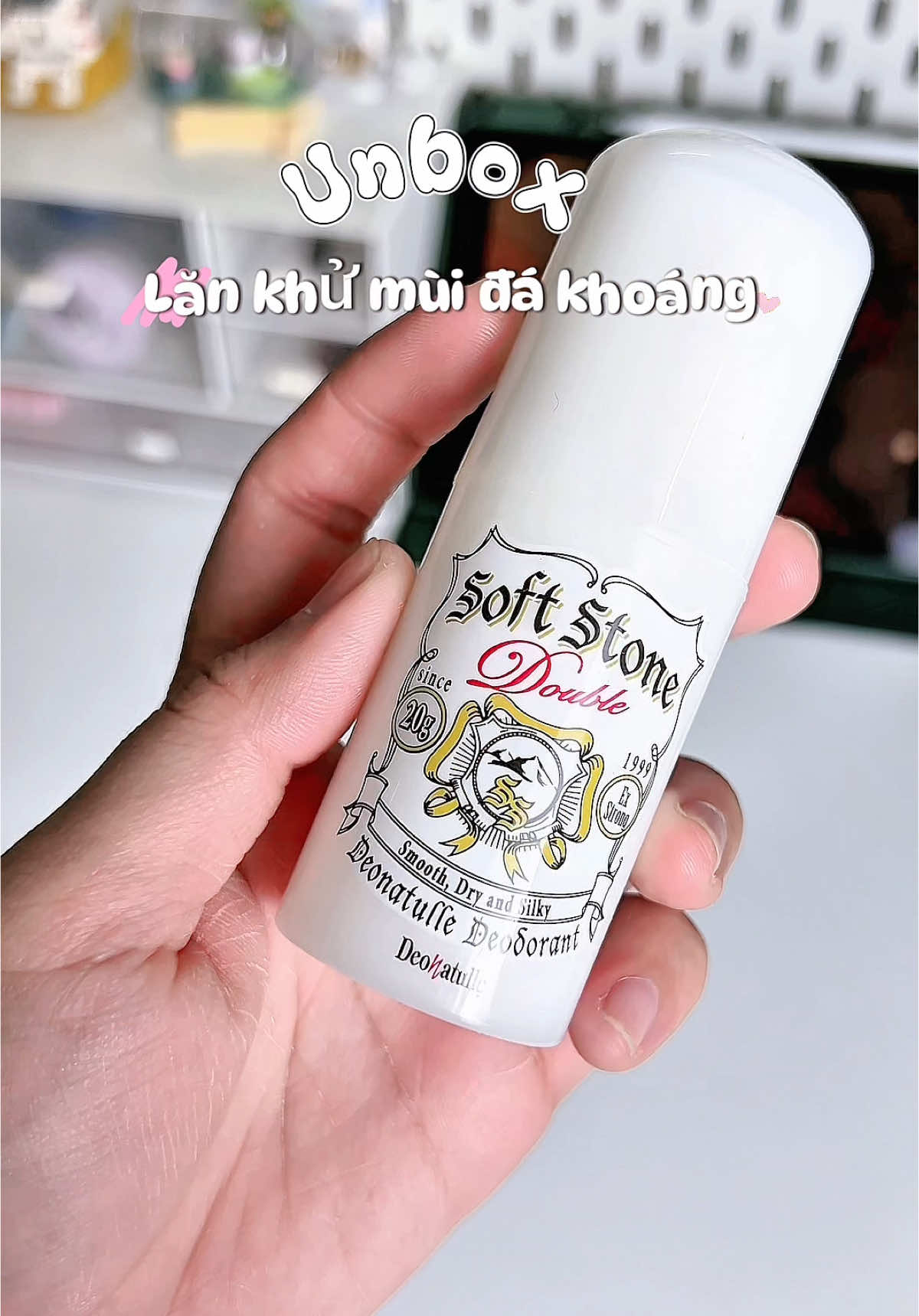 Phải nói là một em khử mùi đá khoáng cho mấy bồ thích nhẹ nhàng thông thoáng nhưng khử mùi vẫn tốt nha #lankhumui#softstone #deonatulle 
