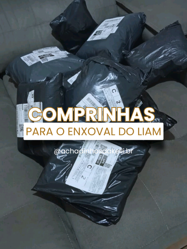 Segunda parte da comprinha que dividi em 2 vídeos! Comente o item que eu te envio o link.🩵✨ - #shopee #enxovaldebebe #achadinhos #maternidade #gestação #tiktokviral 