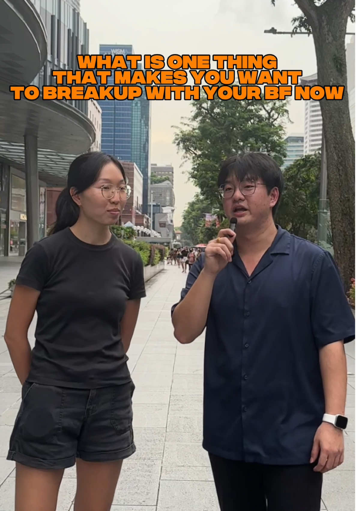 Breaking up because of long distance relationship🥺🥺🥺 #streetinterview #partimejob #singapore #sgtiktok #fyp 