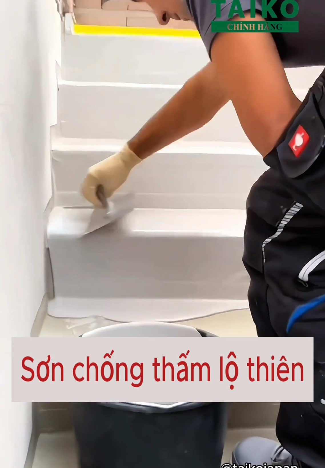 Keo này mà quét thì 15 năm khỏi thấm #keochongtham #sonchongtham #pu #chongthamdanang #suanha #caitaonha 