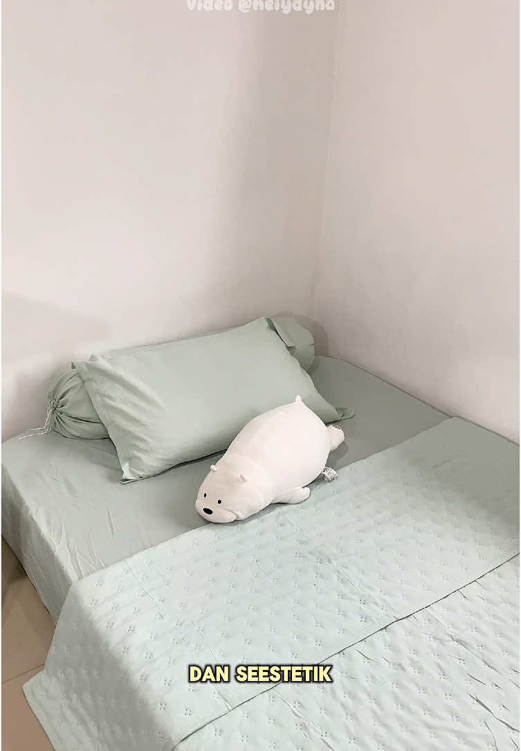 Membalas @Anaknya ibu set bed cover 100ribuan dari @UNITWO Home 🛌🐣🤏🏻 #bedcoverset #spreiset 