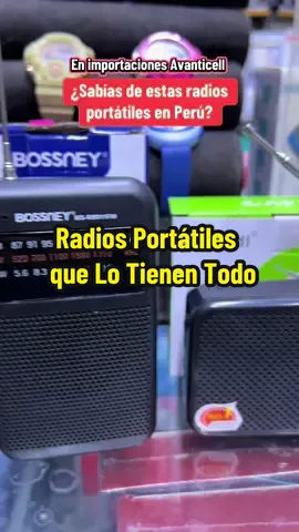 📻✨ Radios Portátiles que Lo Tienen Todo🔥🔥 ¿Buscas una radio práctica, con buena batería y funciones extra como linterna y USB? ¡Aquí te mostramos las mejores opciones! Compactas, útiles y perfectas para cualquier ocasión. . #RadiosPortatiles #TecnologiaParaTodos #RadioUSB #RadioRecargable #importacionesperu #Ofertas #radios #EmprendeConEstilo #importacionesperu 