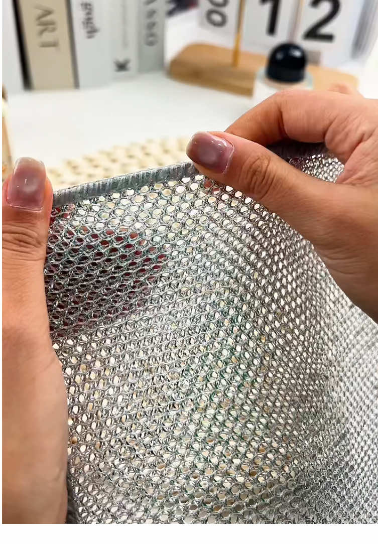 10 Counts Dishwashing Rags，Multipurpose Non-Scratch Wire Dishcloths for Wet and Dry Use, Reusable Wire Cleaning Cloths for Kitchen, Sinks, and Pans Silver Removable, Washable & More .#TiktokShopMemoriaiDay#TikTokShopRestock#spotlightfinds#TikTokShop#FYp#2025