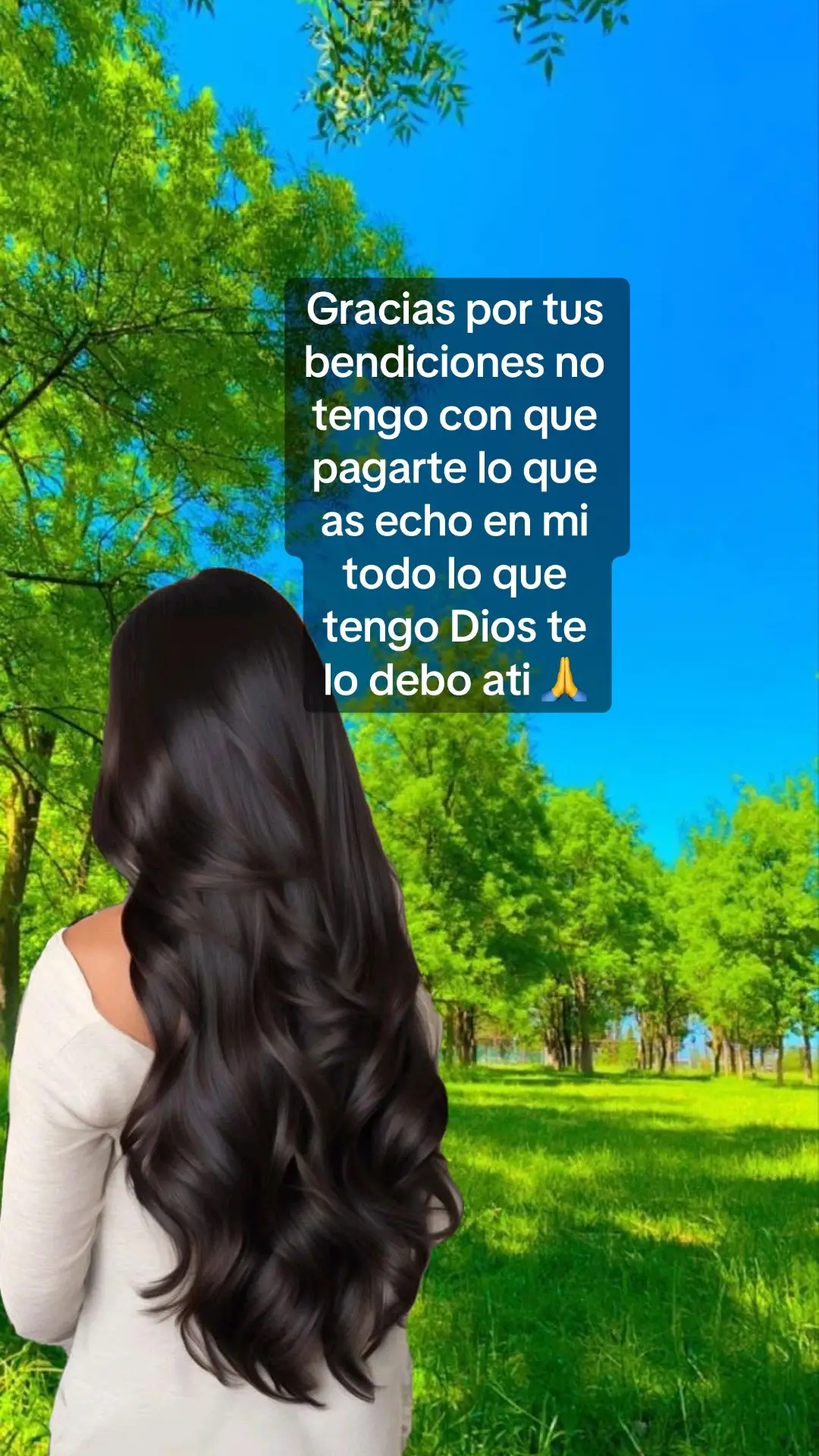 #gracias por tus bendiciones no tengo con que pagarte lo que as echo en mi 🙏✨