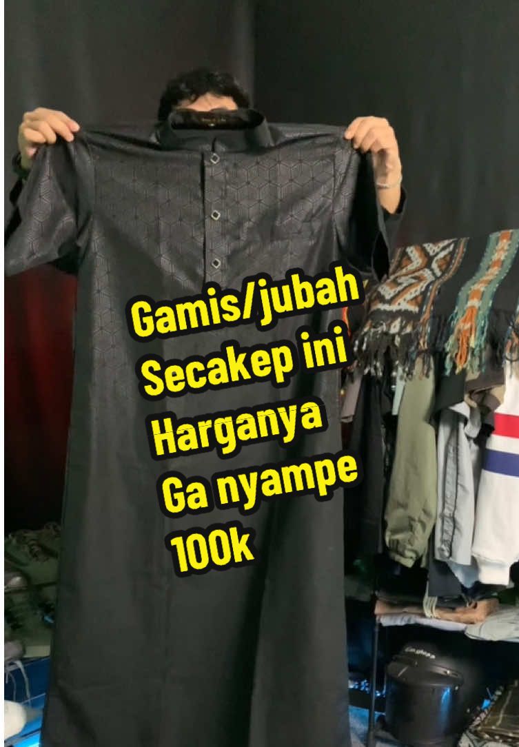 Cocok nih biar ibadah lu lebih nikmat bro🤩#gamispria #jubah #jubahpria 