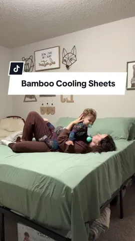 These bamboo cooling sheets are a must for the summer! They have super deep pockets, are silky soft and wrinkle free. Best part, you can’t beat that price!!! @LuxClub Home #luxclub #bamboosheets #coolingsheets #viralsheets #bedsheets #tiktokviral #tiktokshopbestseller #summermusthaves #sleepgood #tired #luxclubsheets #goodnightsleep #creatorsearchinsights  